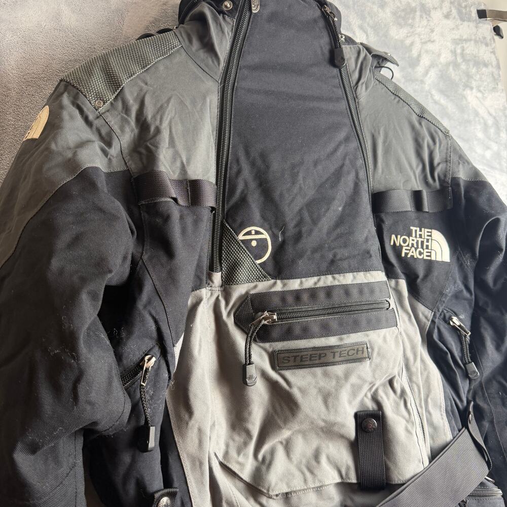 The North Face‎ Steep Tech 550 Goose Down Utility Jacket Black/Gray Size L